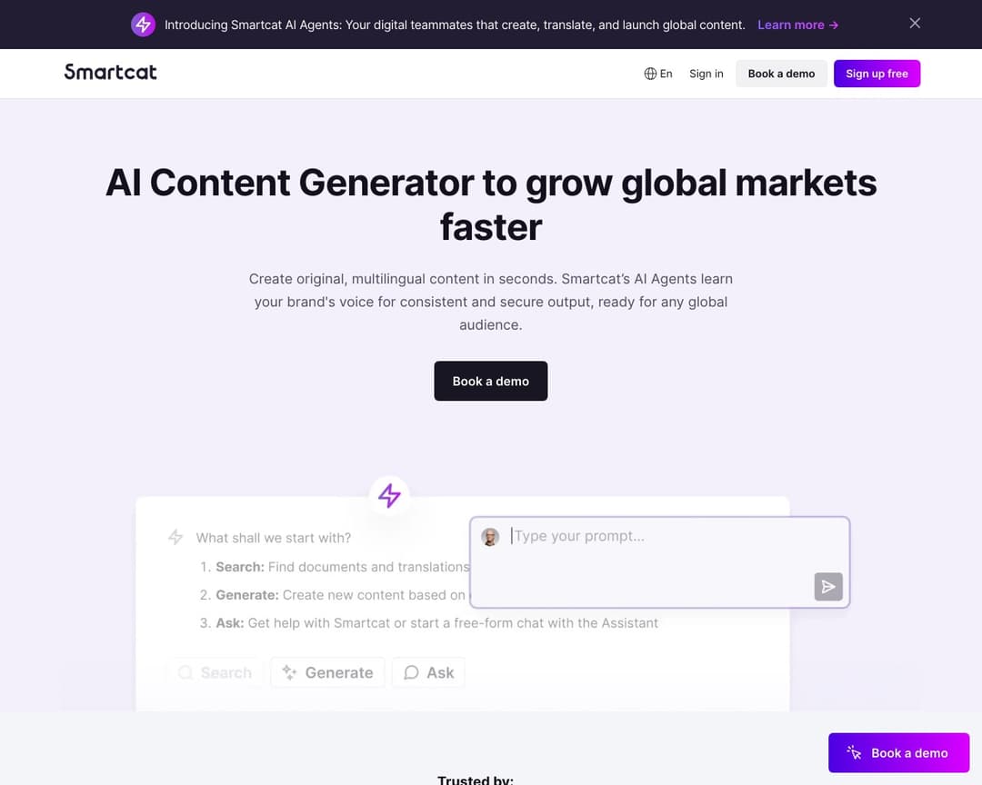 Smartcat AI Content Generator