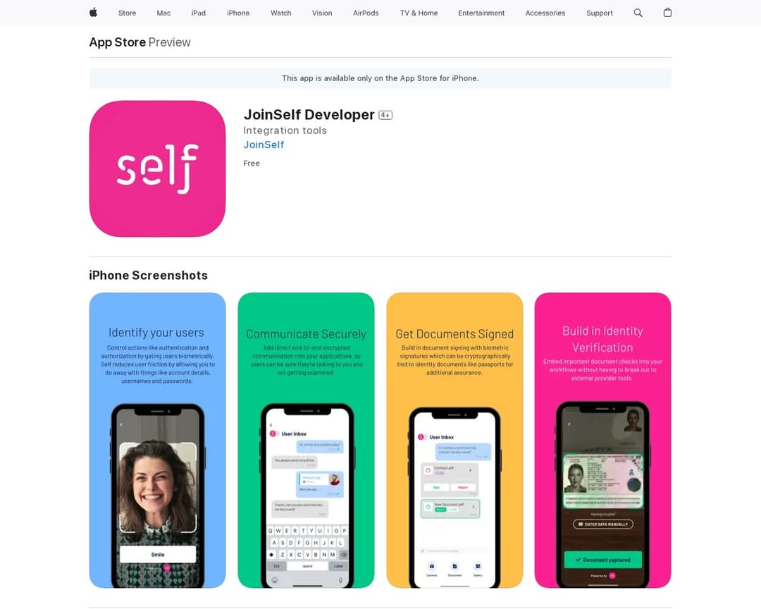 JoinSelf Developer
