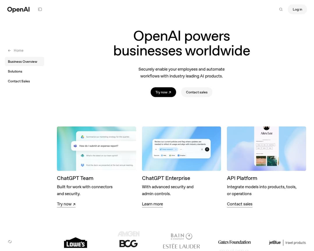 OpenAI for Business