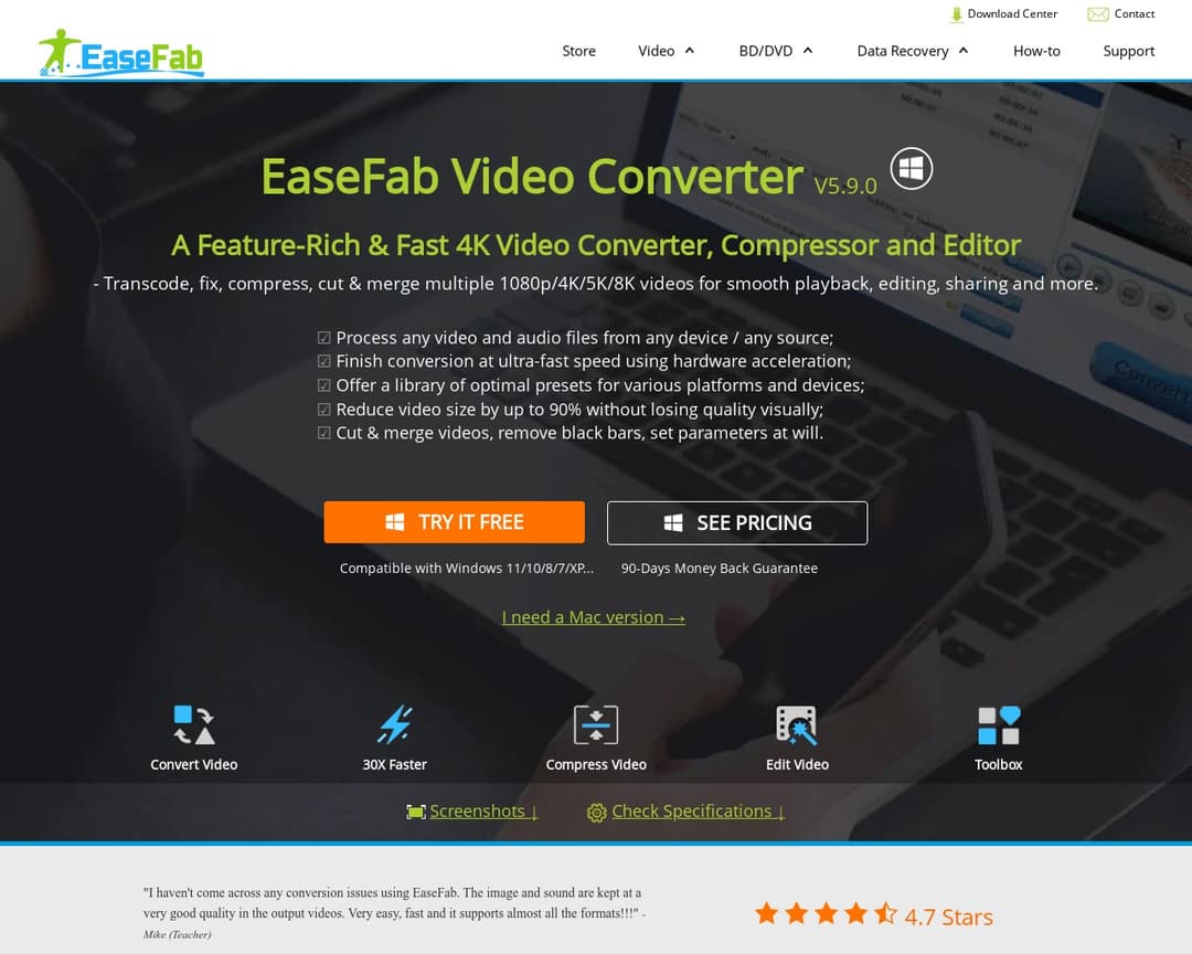 EaseFab Video Converter
