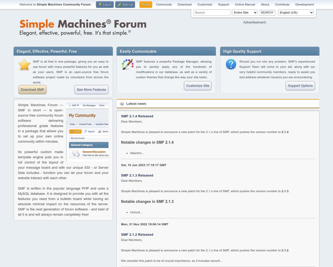 Simple Machines Forum (SMF)