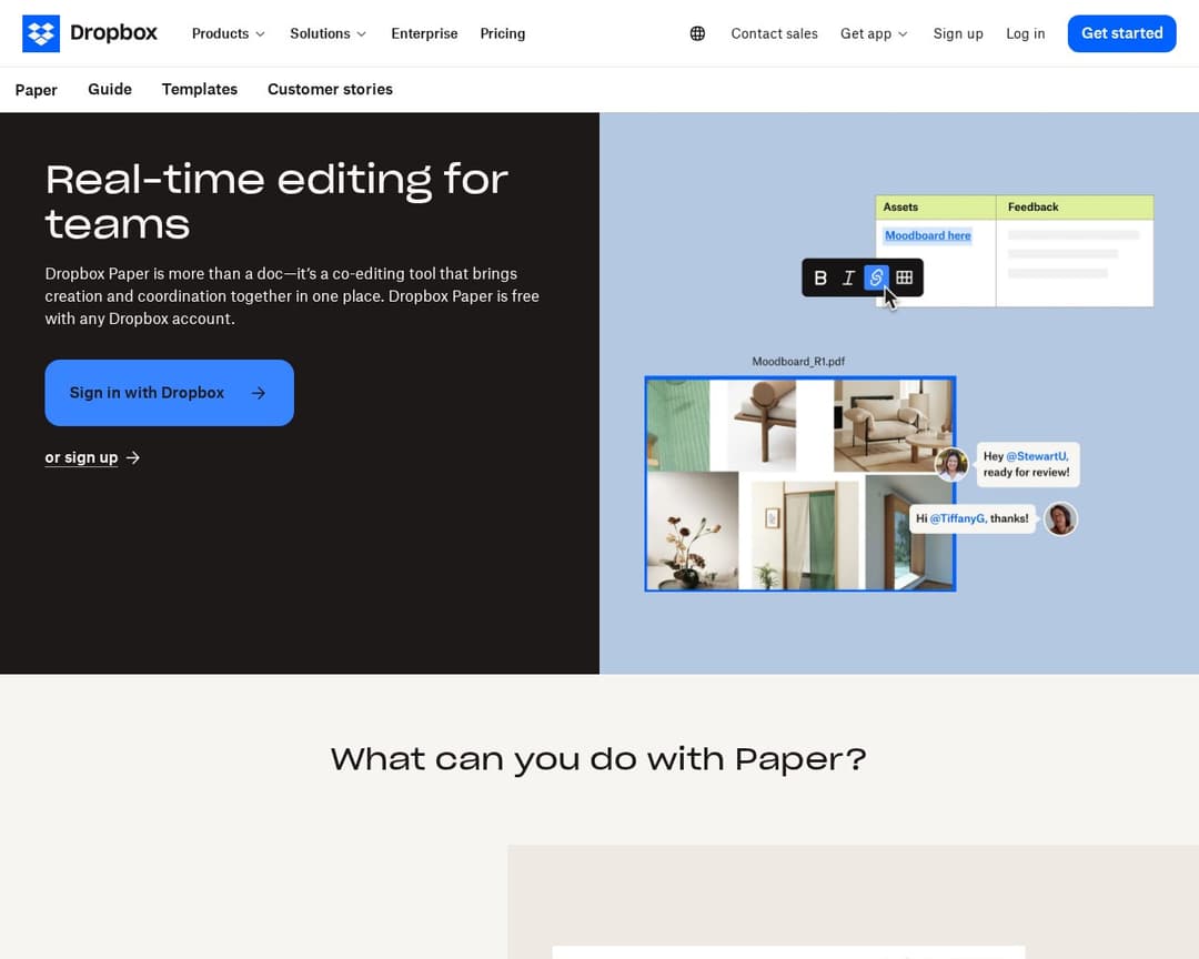 Dropbox Paper