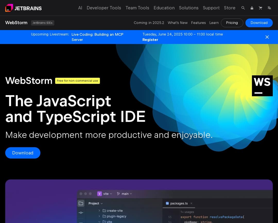 WebStorm (built-in Git and diff)