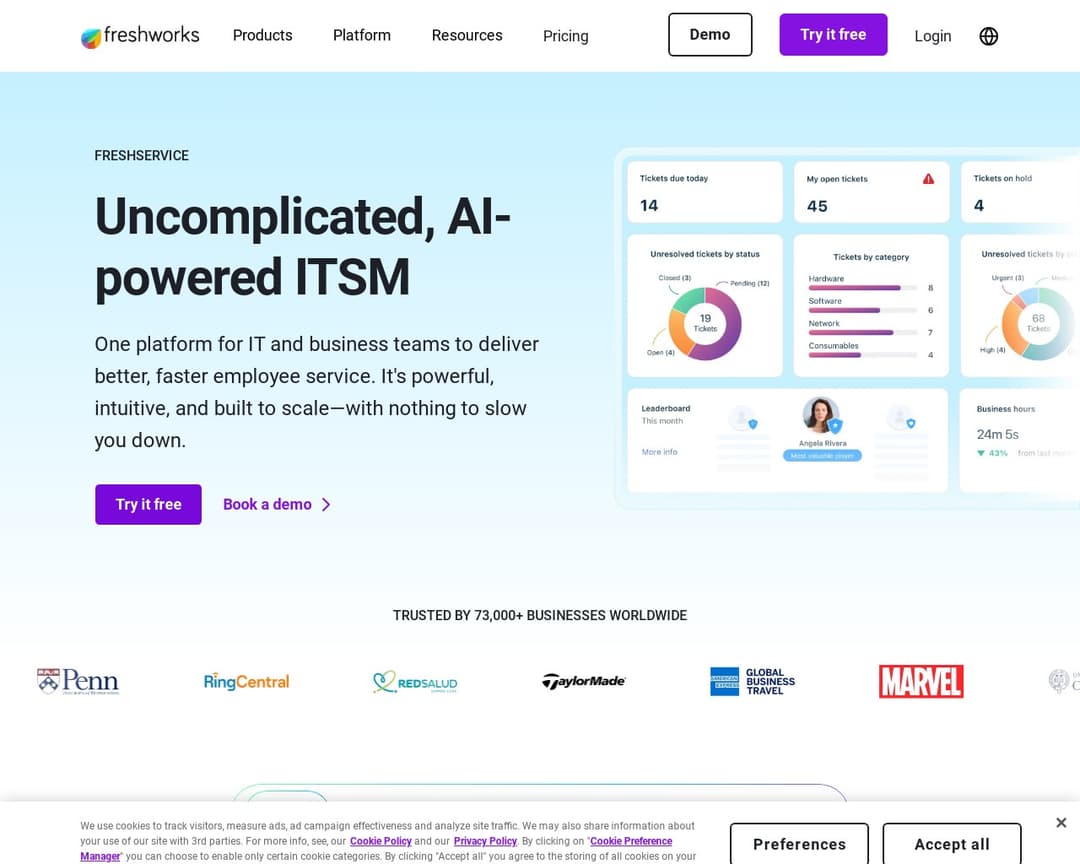 Freshservice (ITSM by Freshworks)