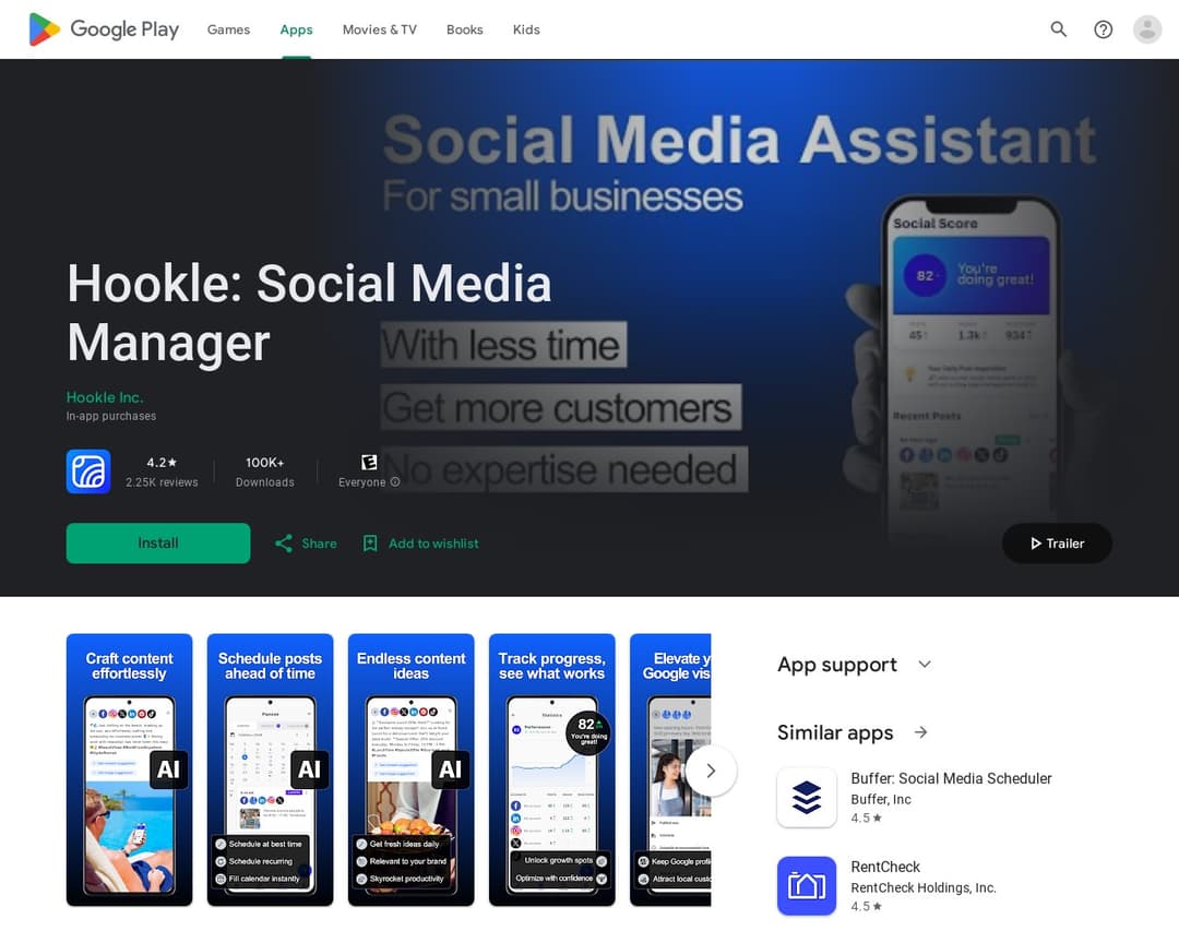 Hookle: Social Media Manager
