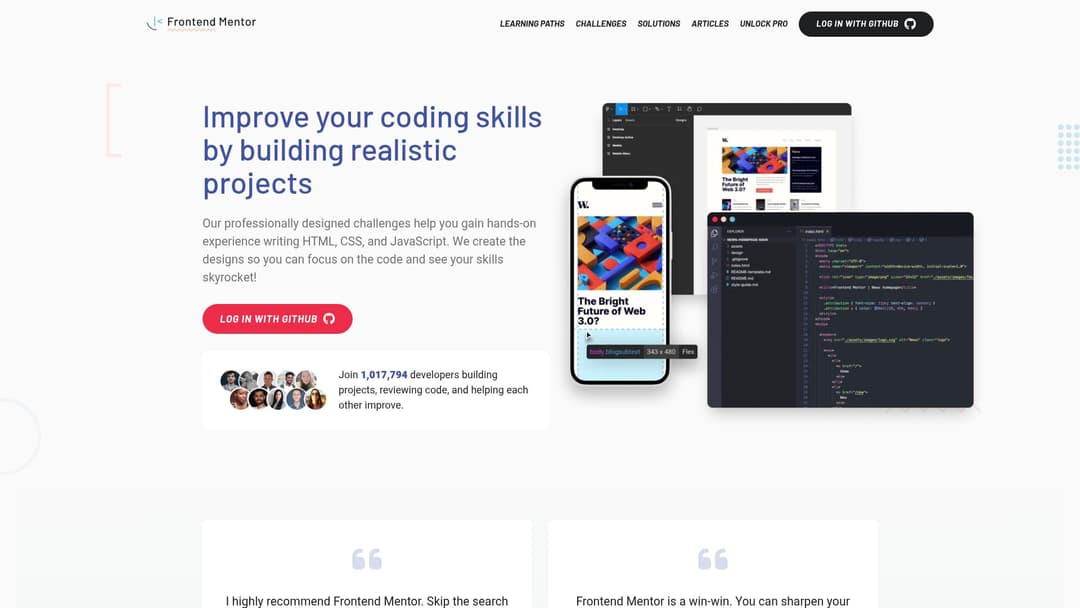 Frontend Mentor
