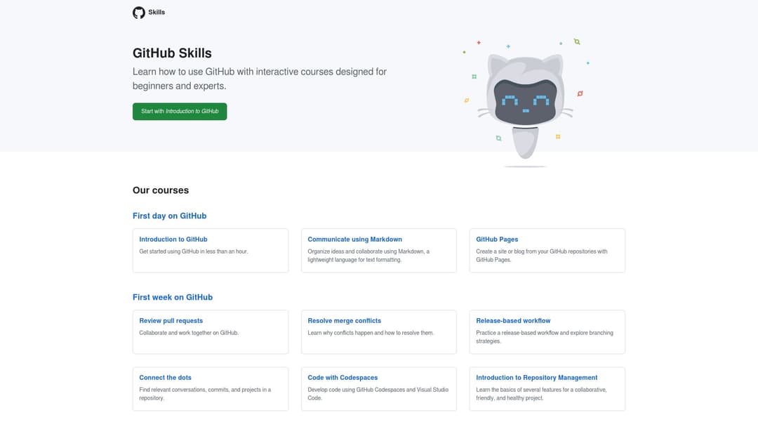 GitHub Skills