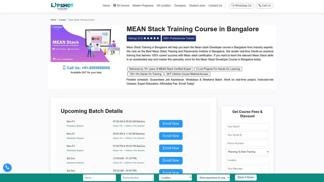 MEAN Stack Training