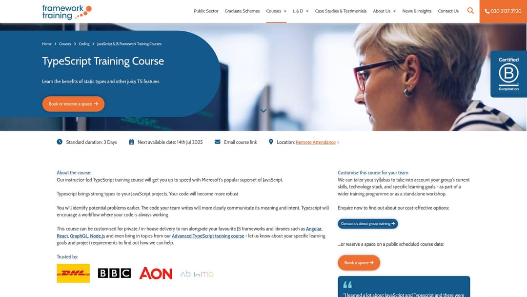 Framework Training