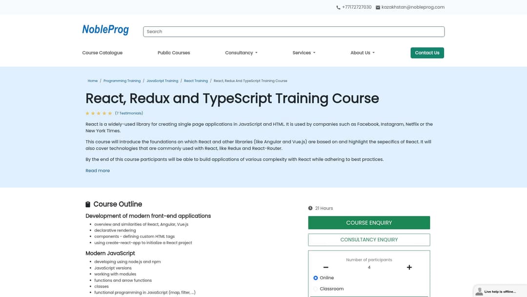 NobleProg React, Redux and TypeScript Training Course
