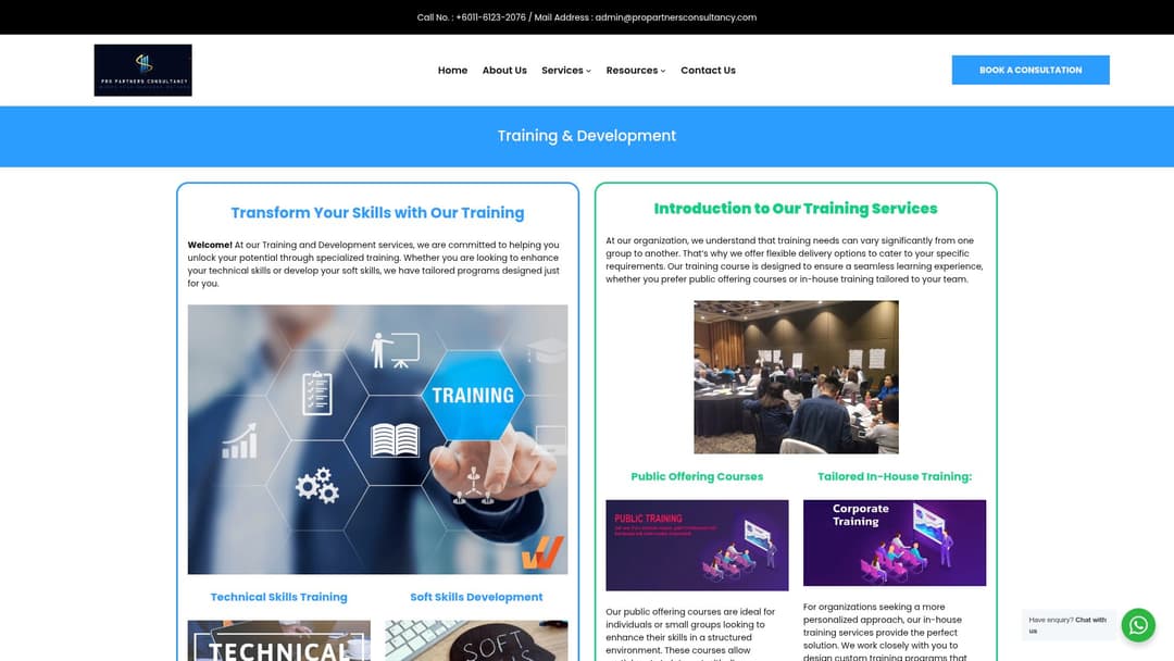 Training & Development