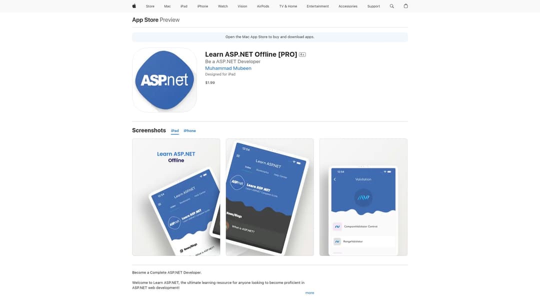 Learn ASP.NET Offline [PRO] Education