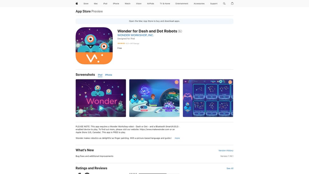 Wonder for Dash and Dot Robots