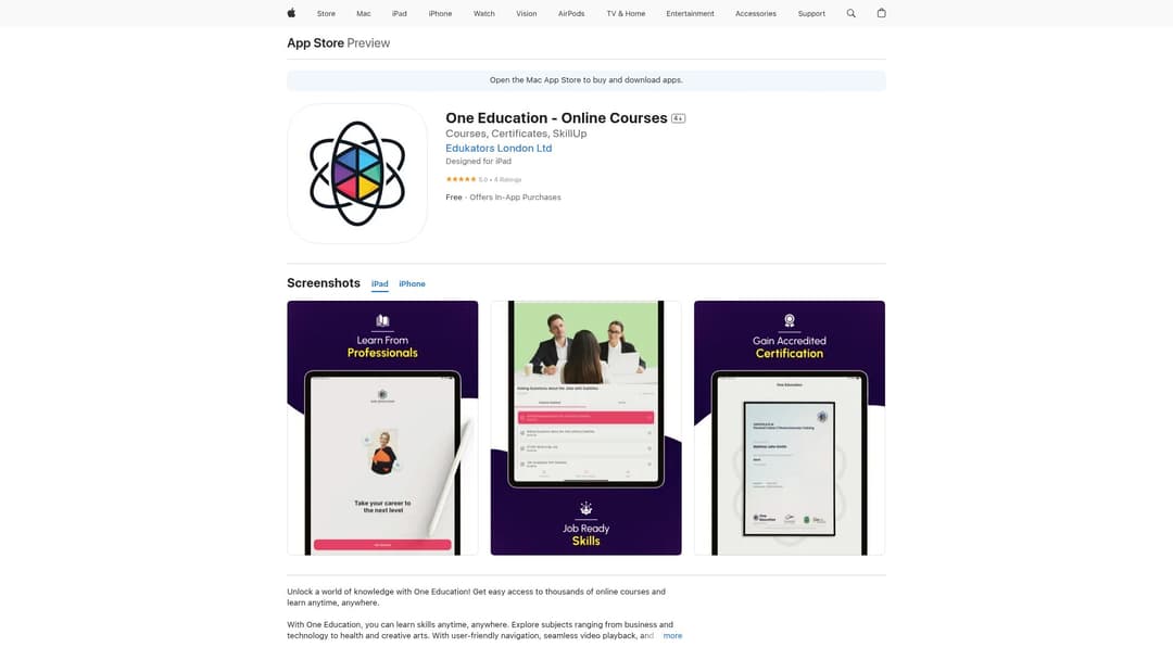 One Education - Online Courses