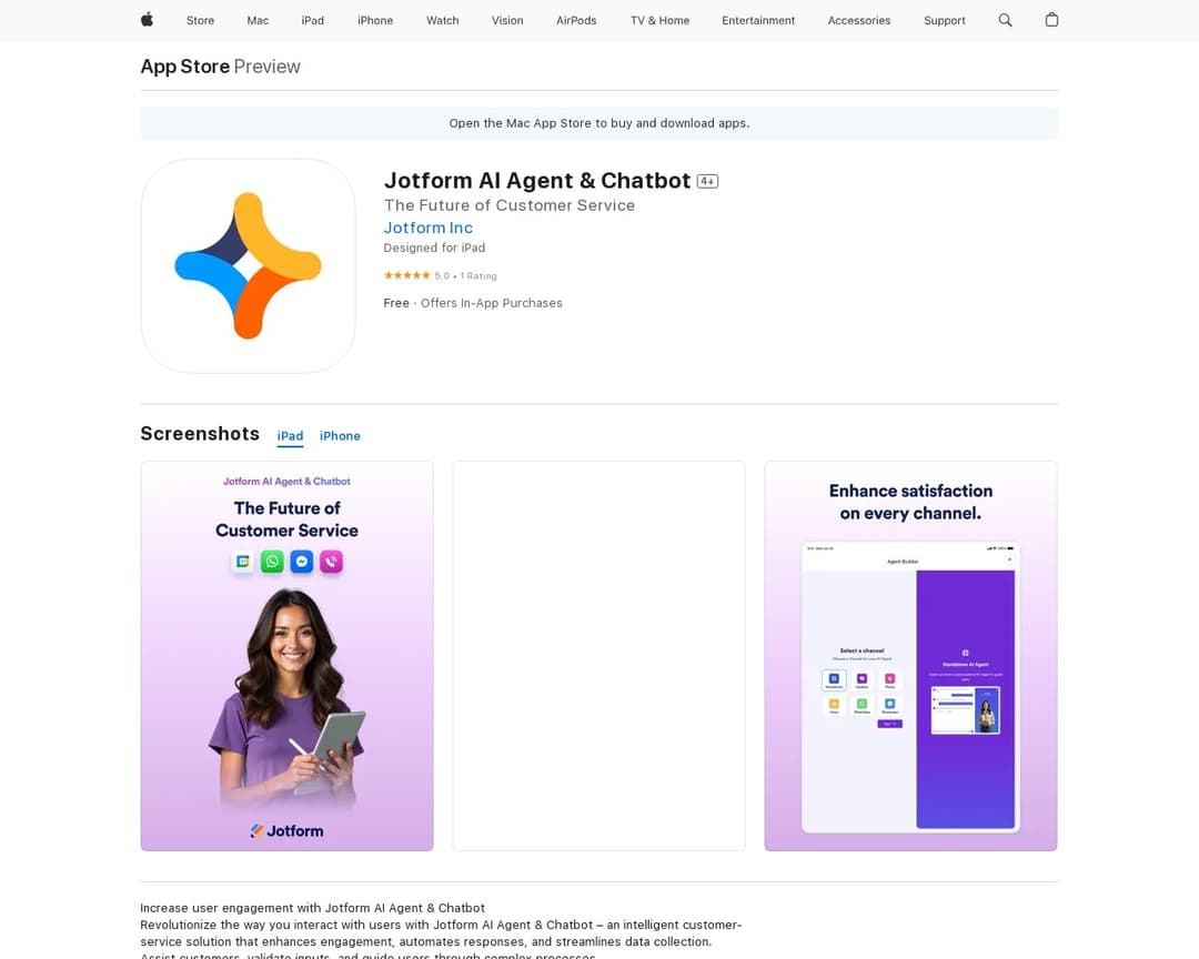 Jotform AI Agent & Chatbot