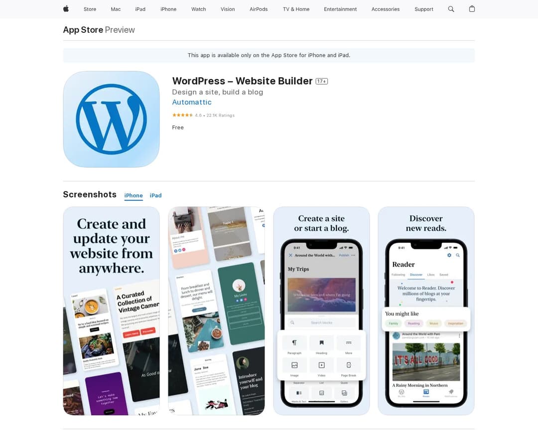 WordPress – Website Builder