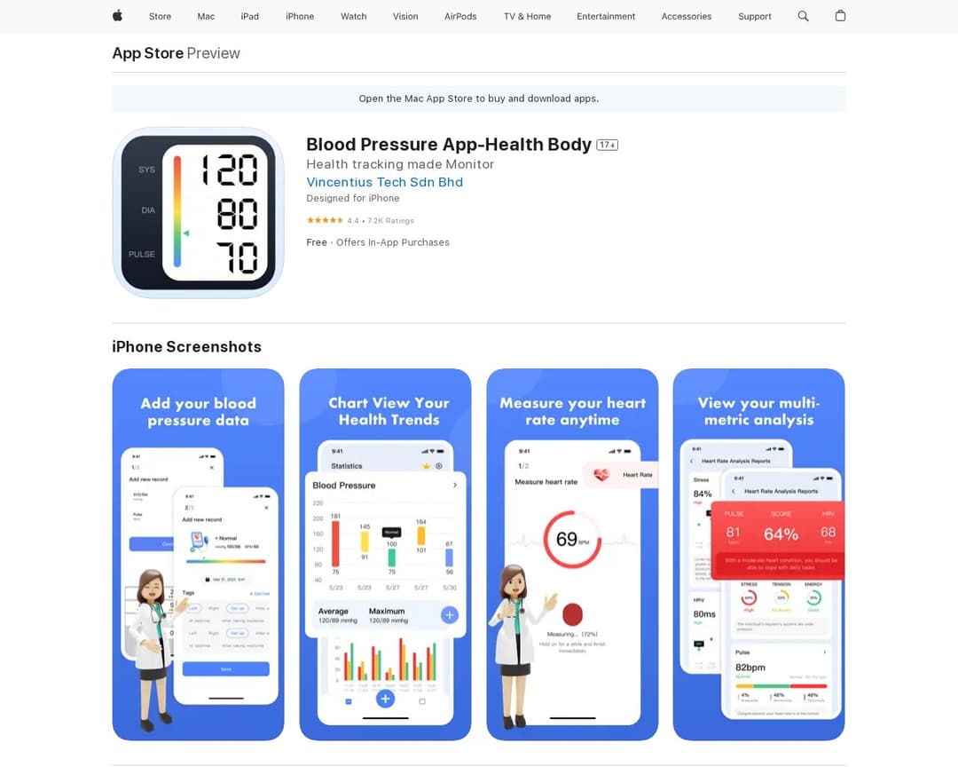 Blood Pressure App-Health Body