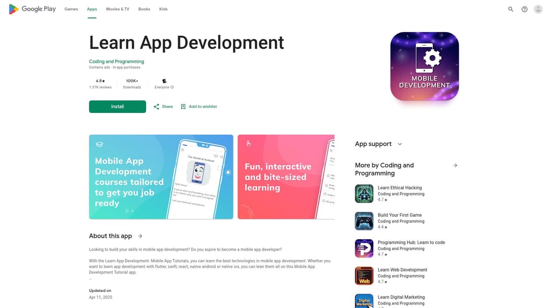 Learn App Development
