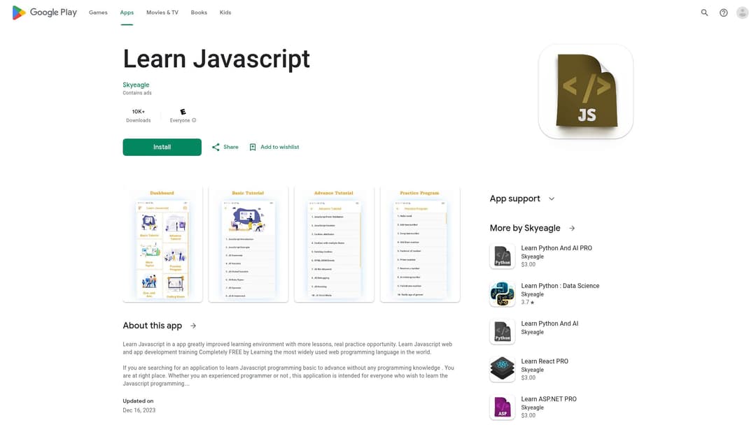 Learn Javascript