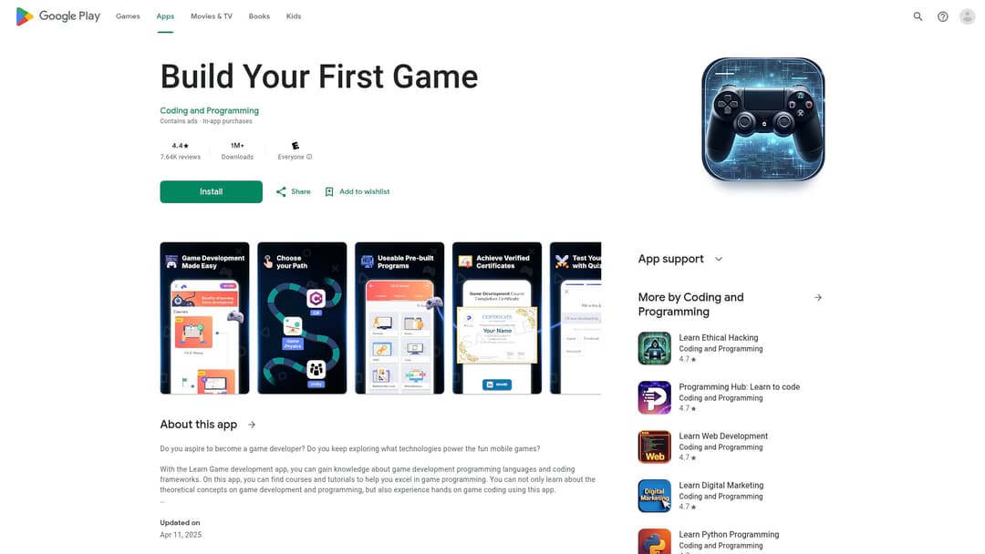 Build Your First Game
