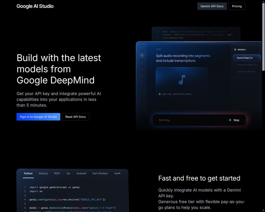 Google AI Studio