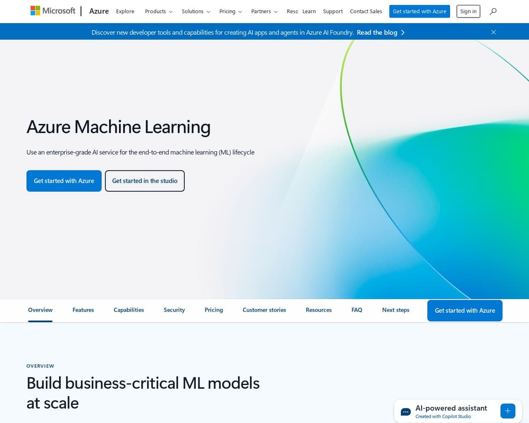 Azure Machine Learning