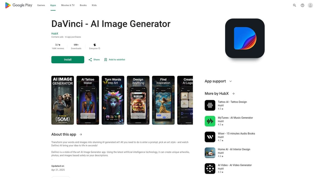 DaVinci - AI Image Generator