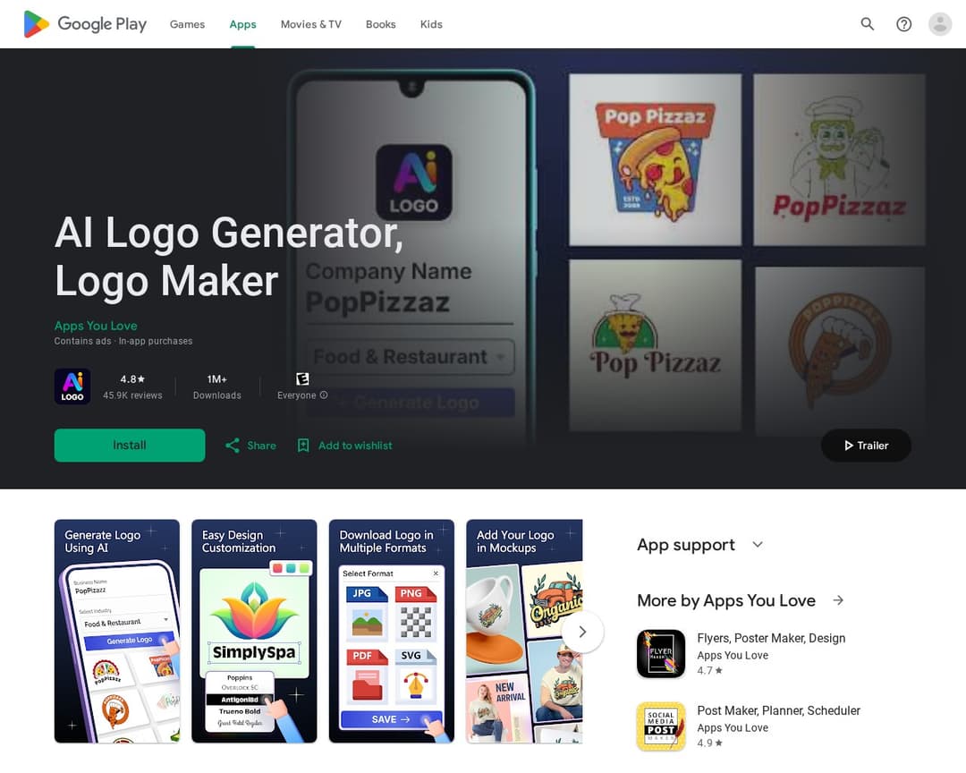 AI Logo Generator, Logo Maker