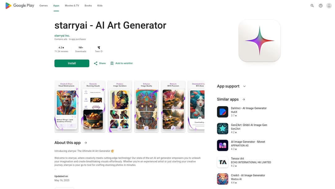 starryai - AI Art Generator