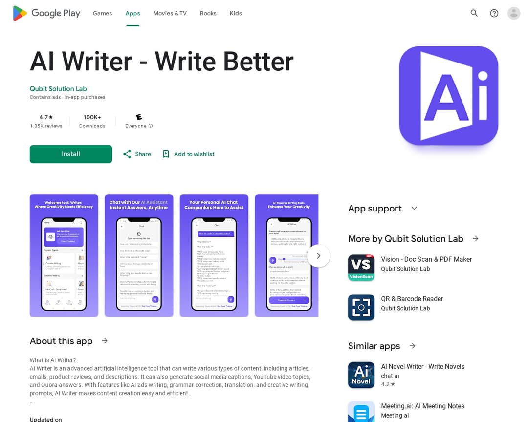 AI Writer - Write Better