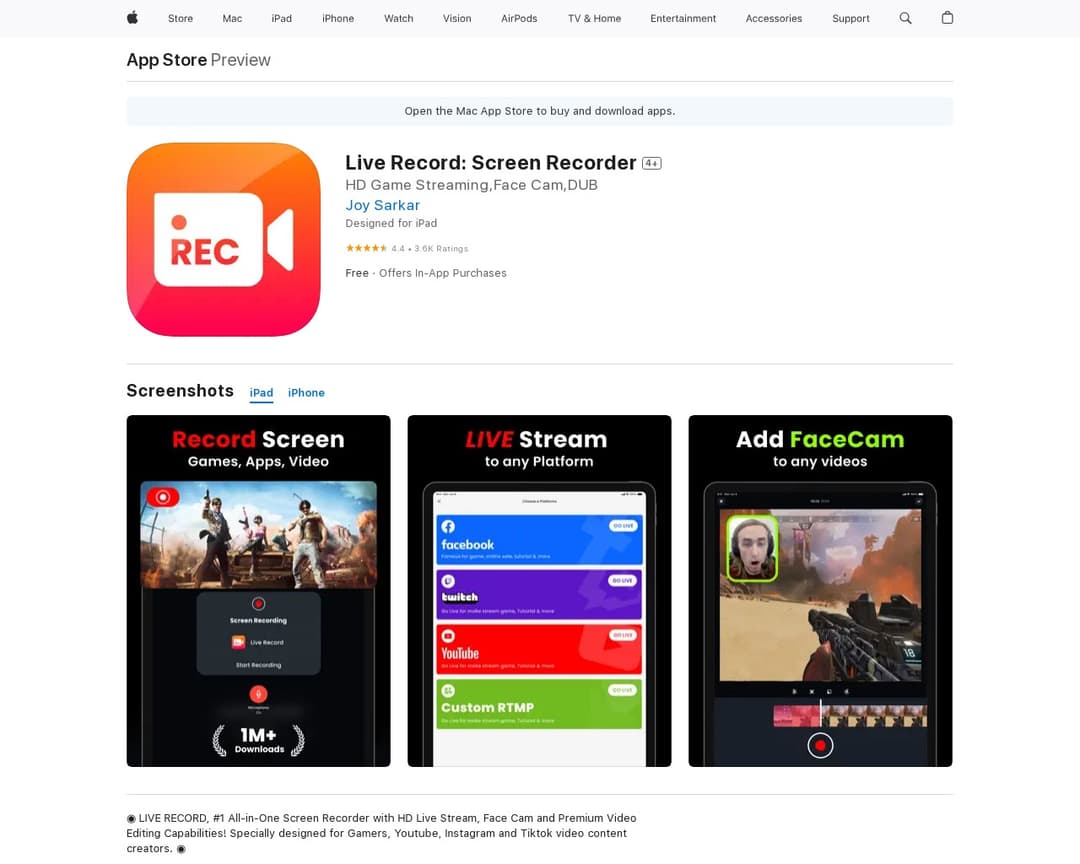 Live Record: Screen Recorder