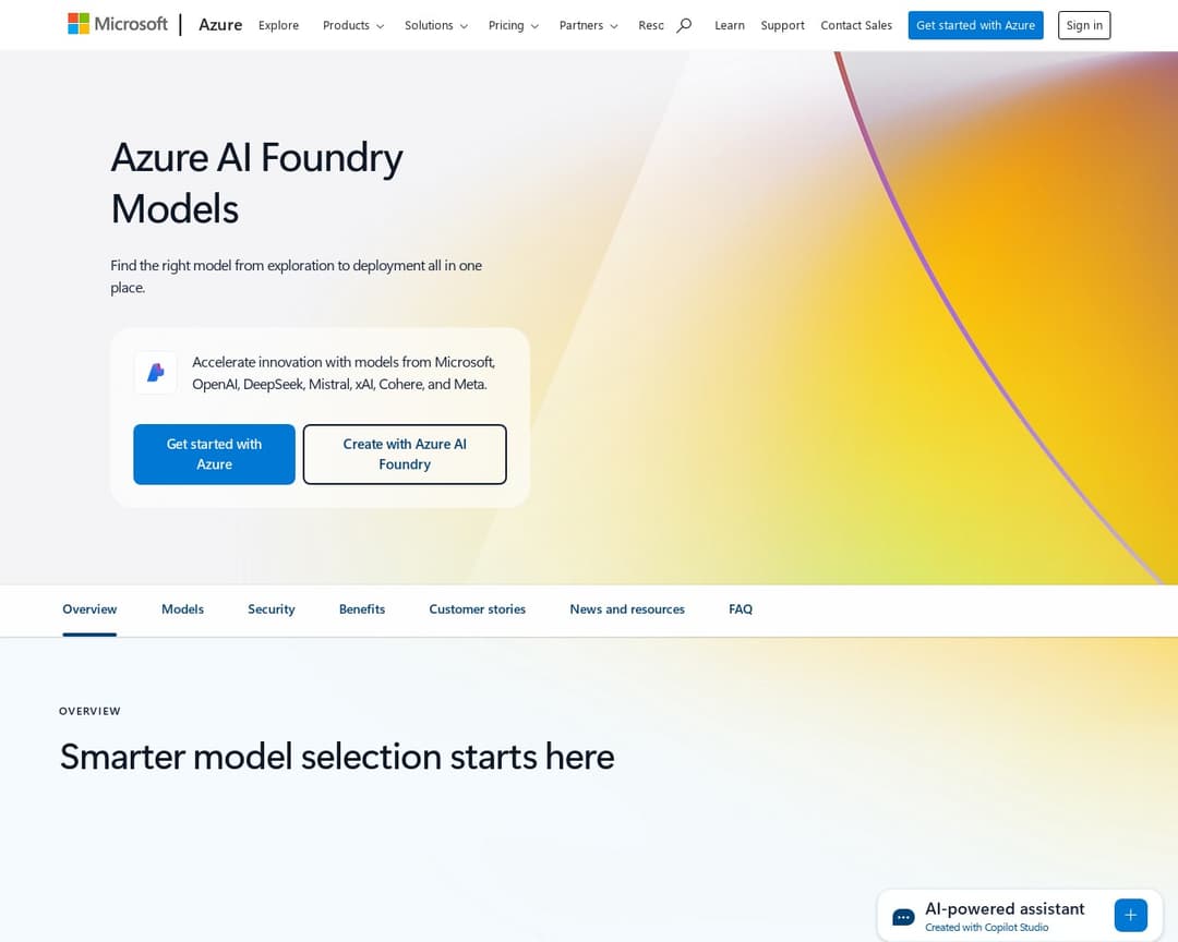 Azure AI Foundry Models