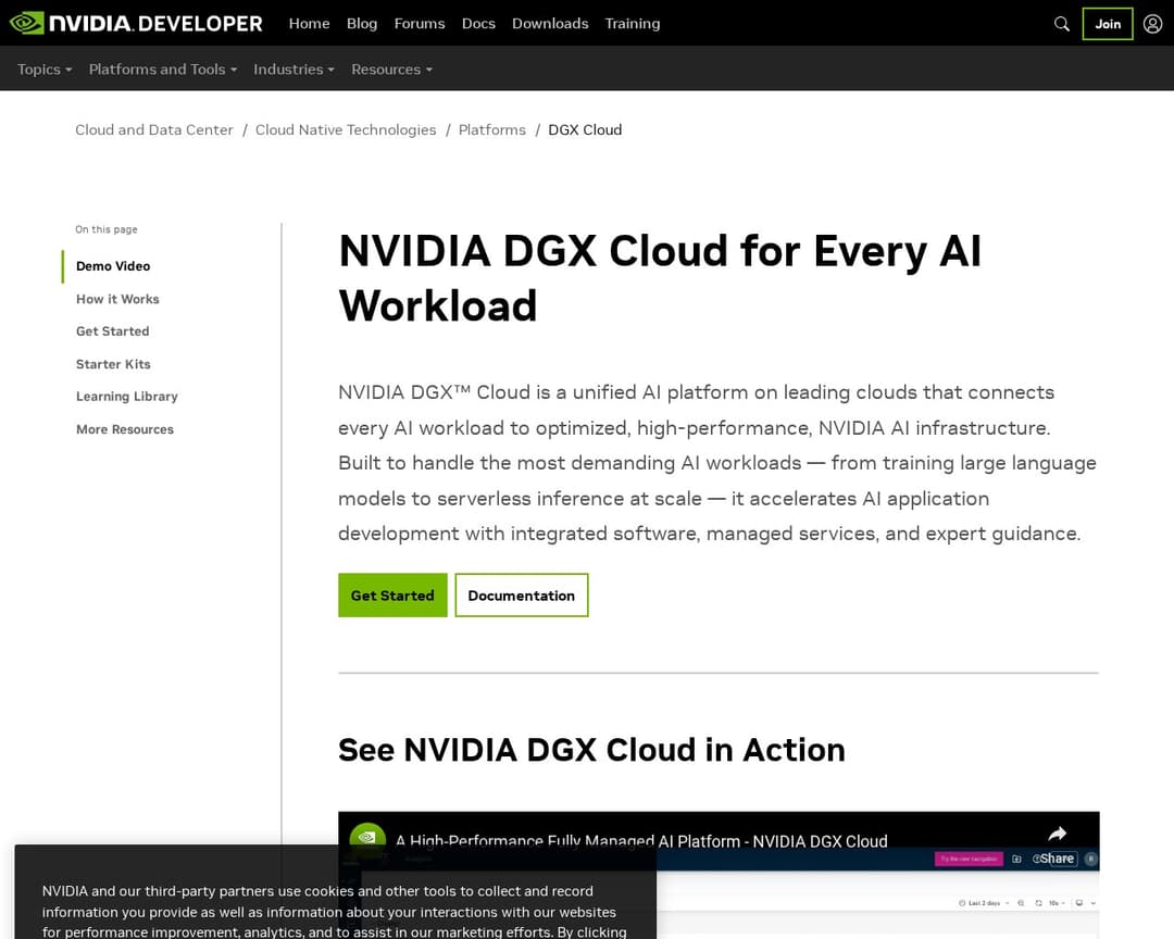 NVIDIA DGX Cloud