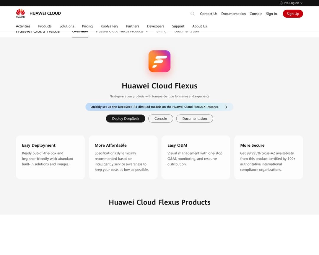Huawei Cloud Flexus