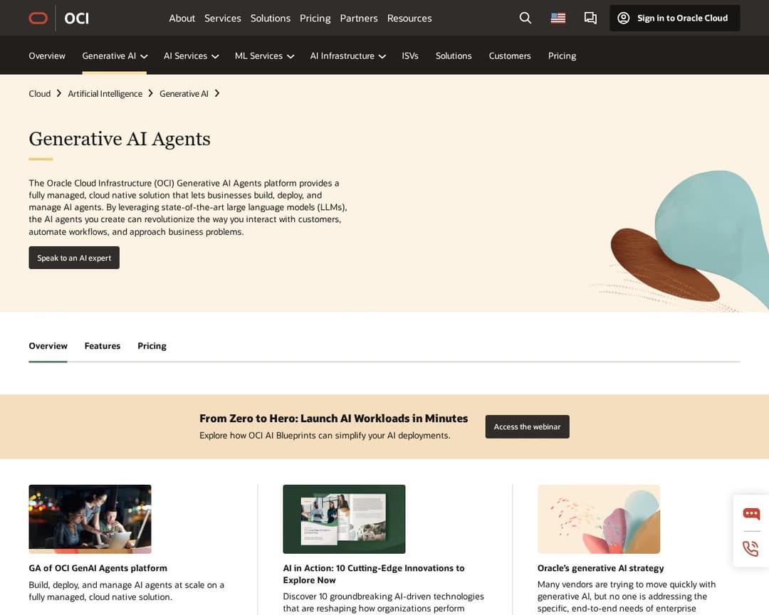Oracle Generative AI Agents