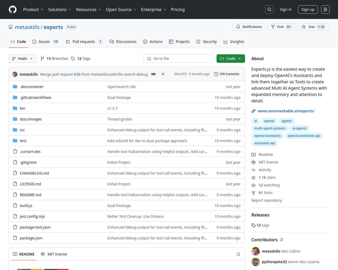 Experts.js