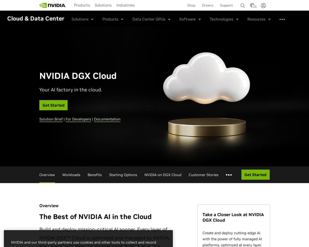NVIDIA DGX Cloud