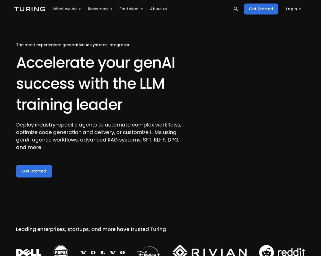 Turing’s GenAI solutions
