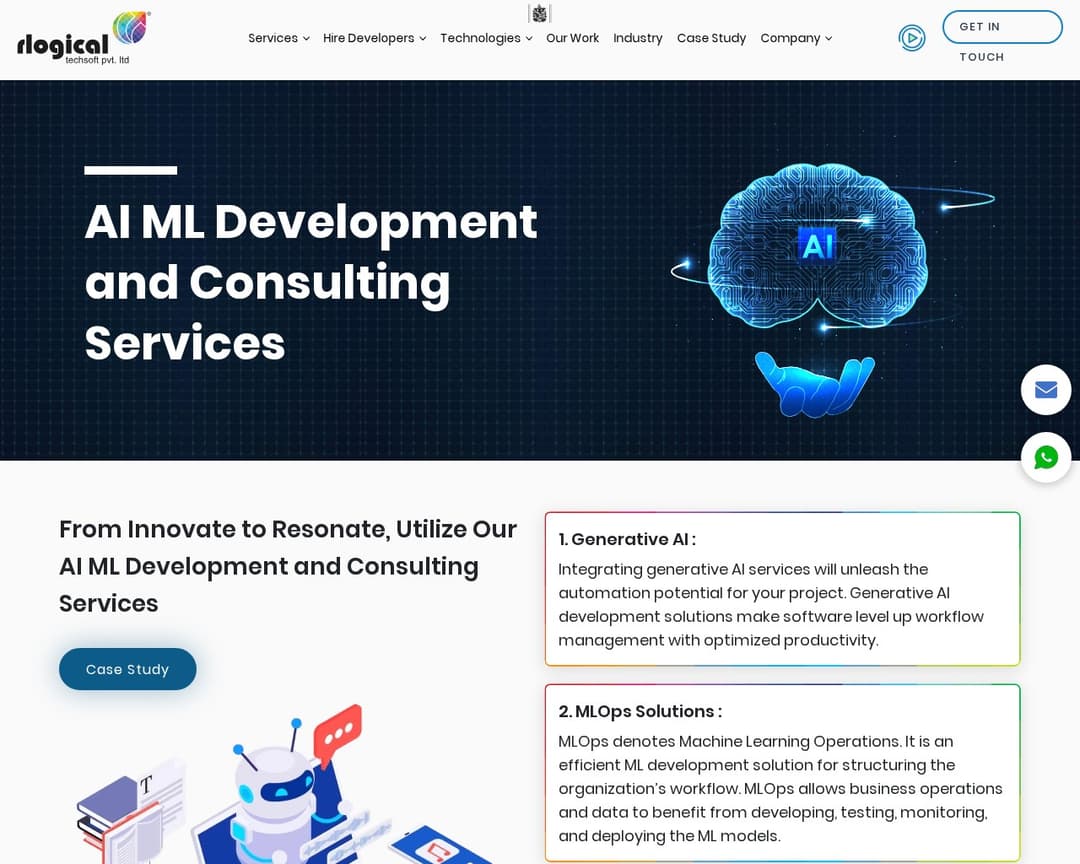 Rlogical AI ML Development Services