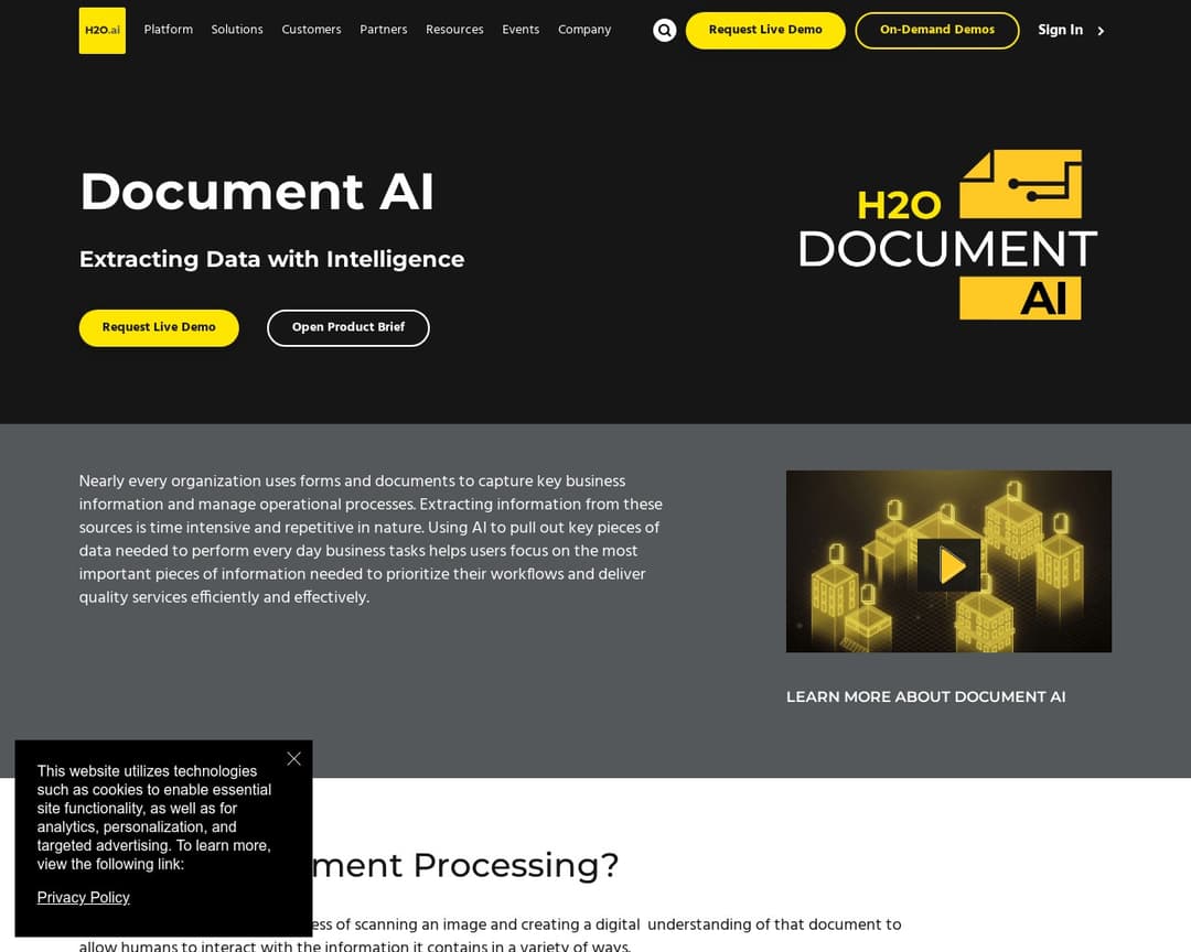 H2O Document AI