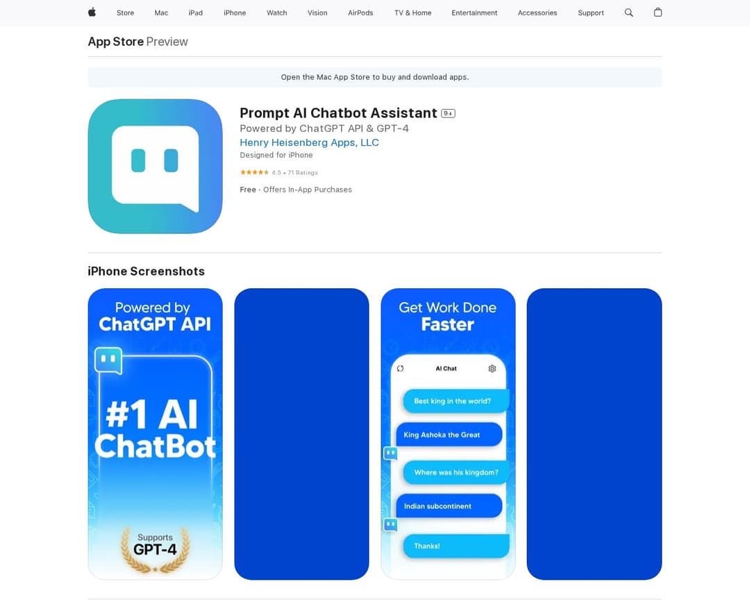 Prompt AI Chatbot Assistant