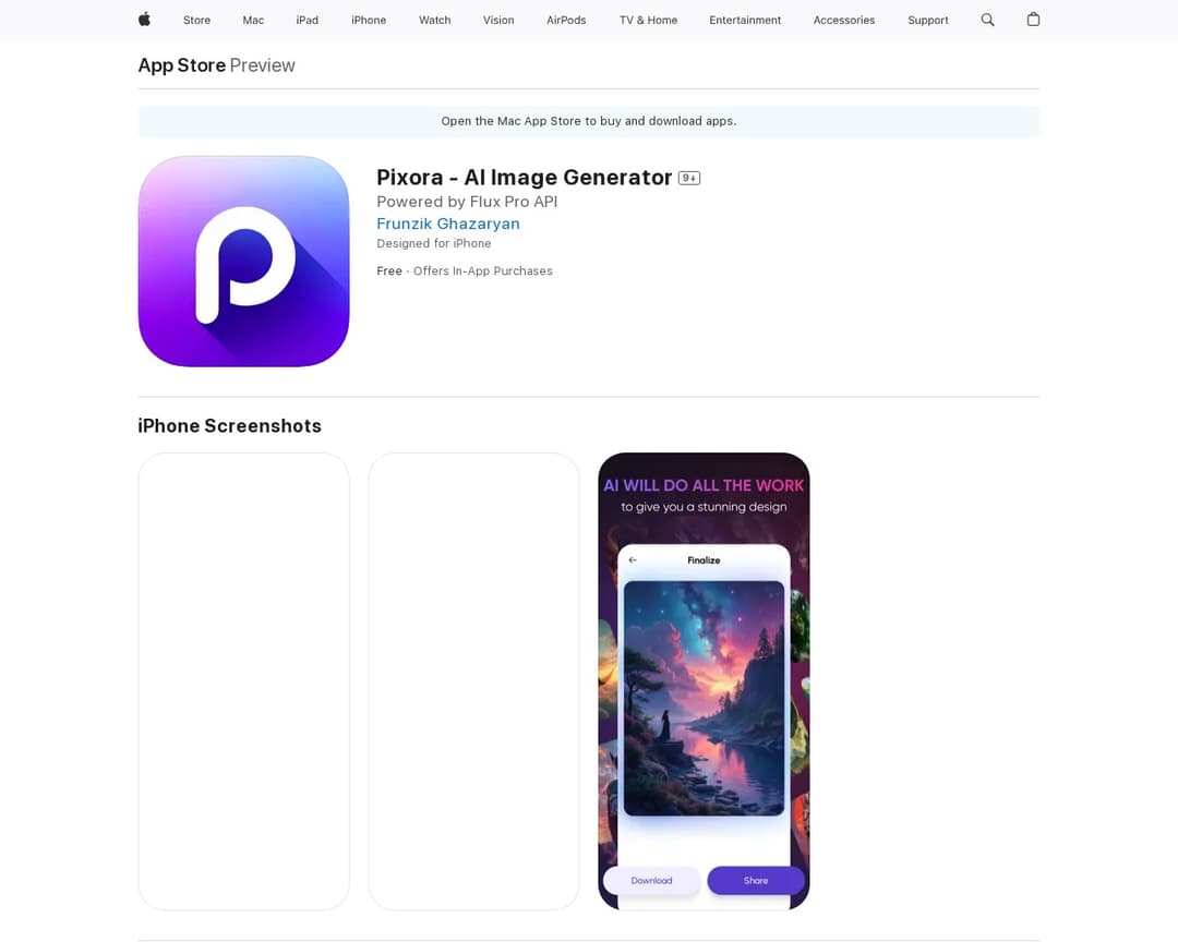 Pixora - AI Image Generator