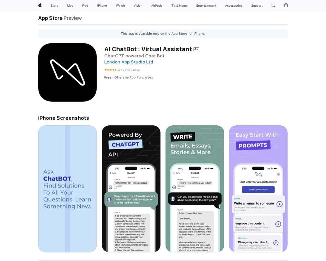 AI ChatBot : Virtual Assistant