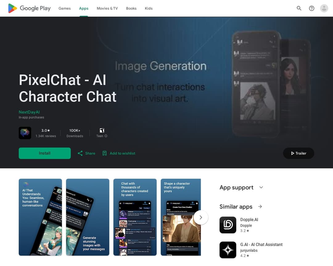 PixelChat - AI Character Chat