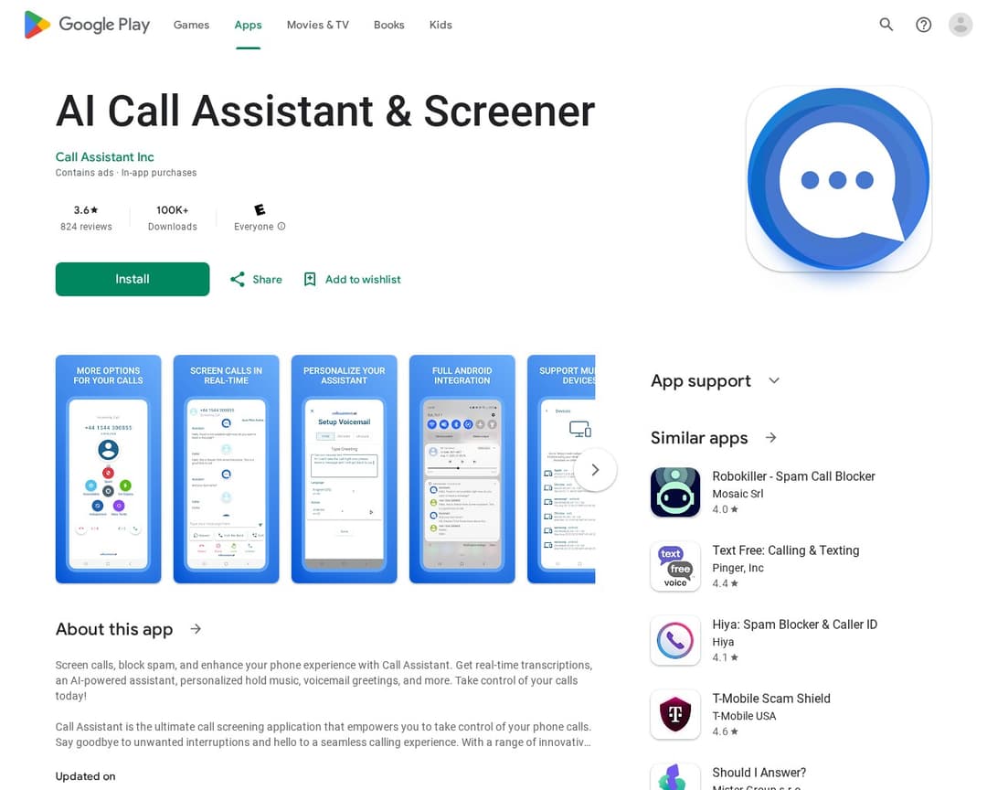 AI Call Assistant & Screener