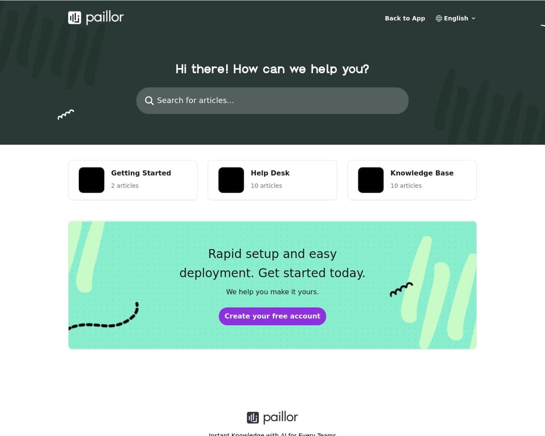 Paillor Help Center