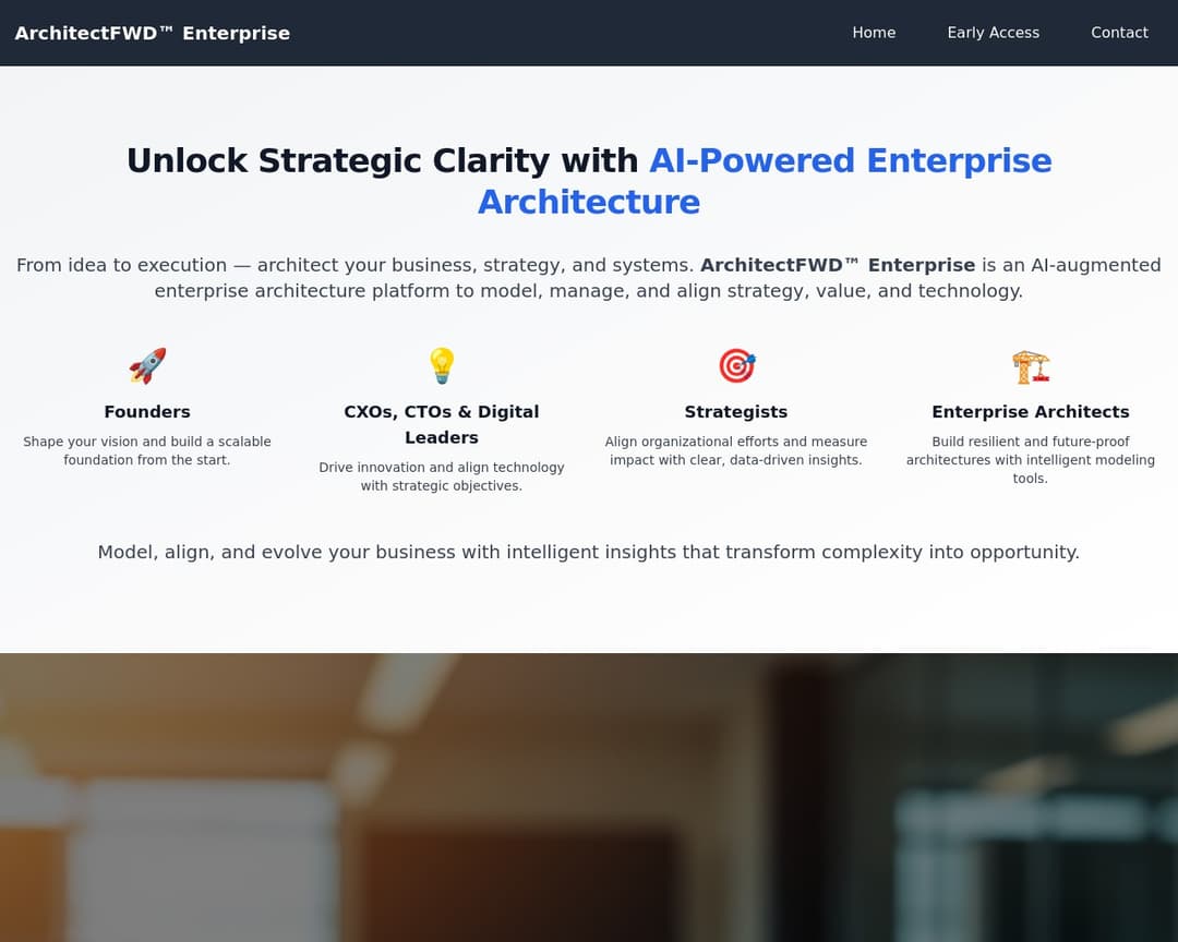 ArchitectFWD Enterprise