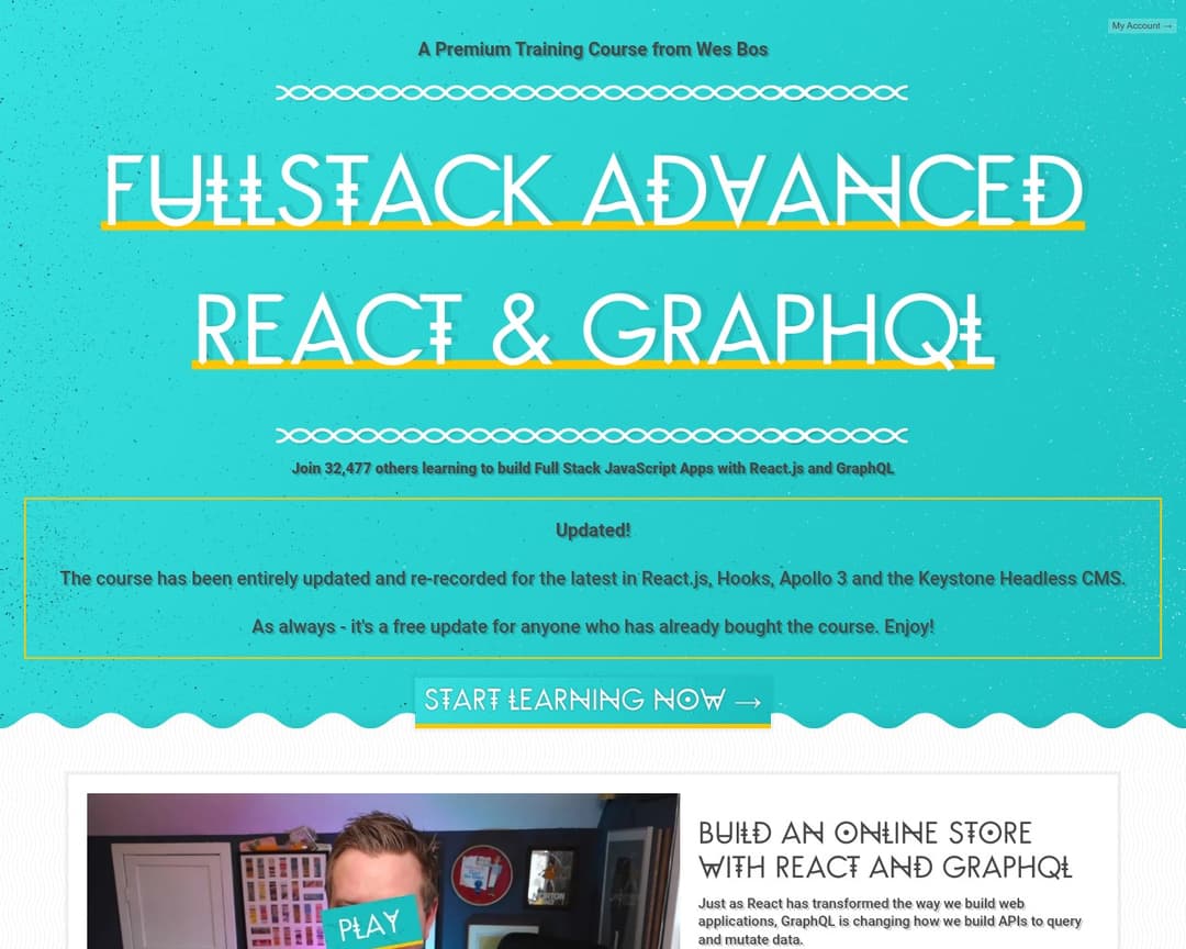 Advanced React & GraphQL (Wes Bos)