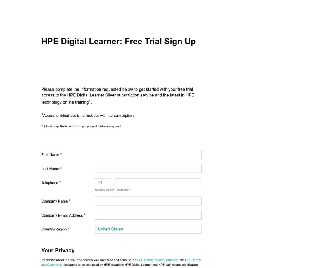 HPE Digital Learner