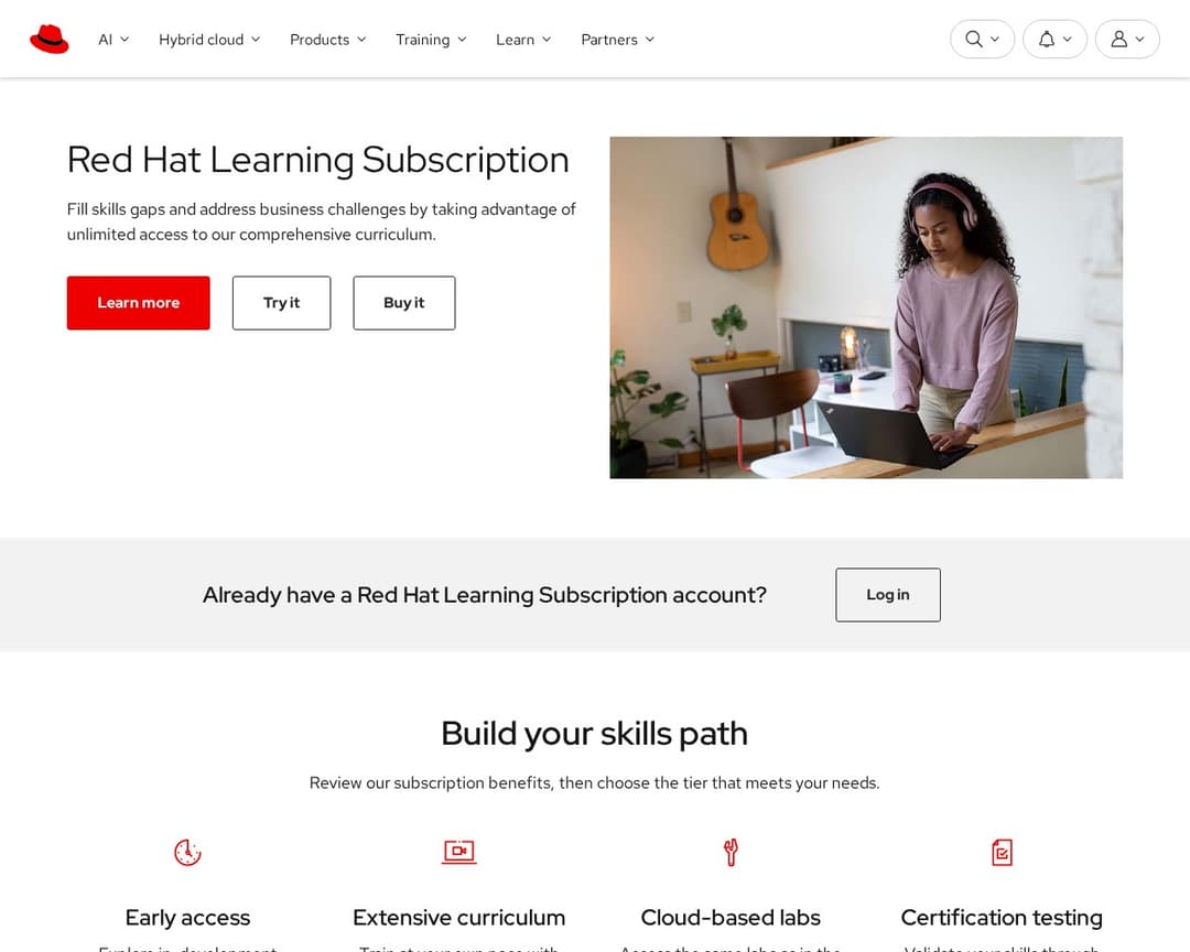 Red Hat Learning Subscription